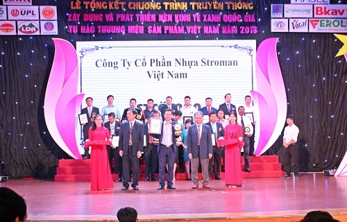Ströman Việt Nam lọt Top 10 Thương hiệu vì môi trường xanh Quốc gia 1
