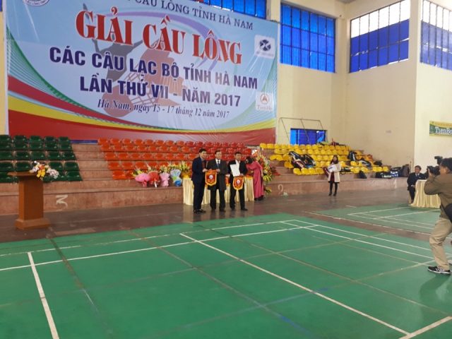 Tập đoàn Tân Á Đại Thành tài trợ Giải cầu lông các câu lạc bộ tỉnh Hà Nam lần thứ 17