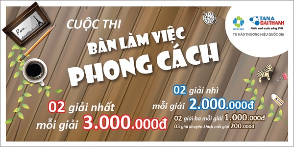 Thể lệ cuộc thi ảnh: Bàn làm việc phong cách