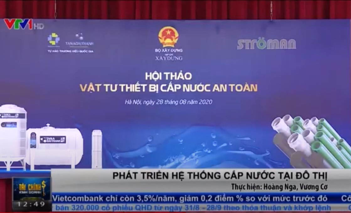 Tân Á Đại Thành đóng góp giải pháp tại Hội thảo Vật tư thiết bị cấp nước an toàn