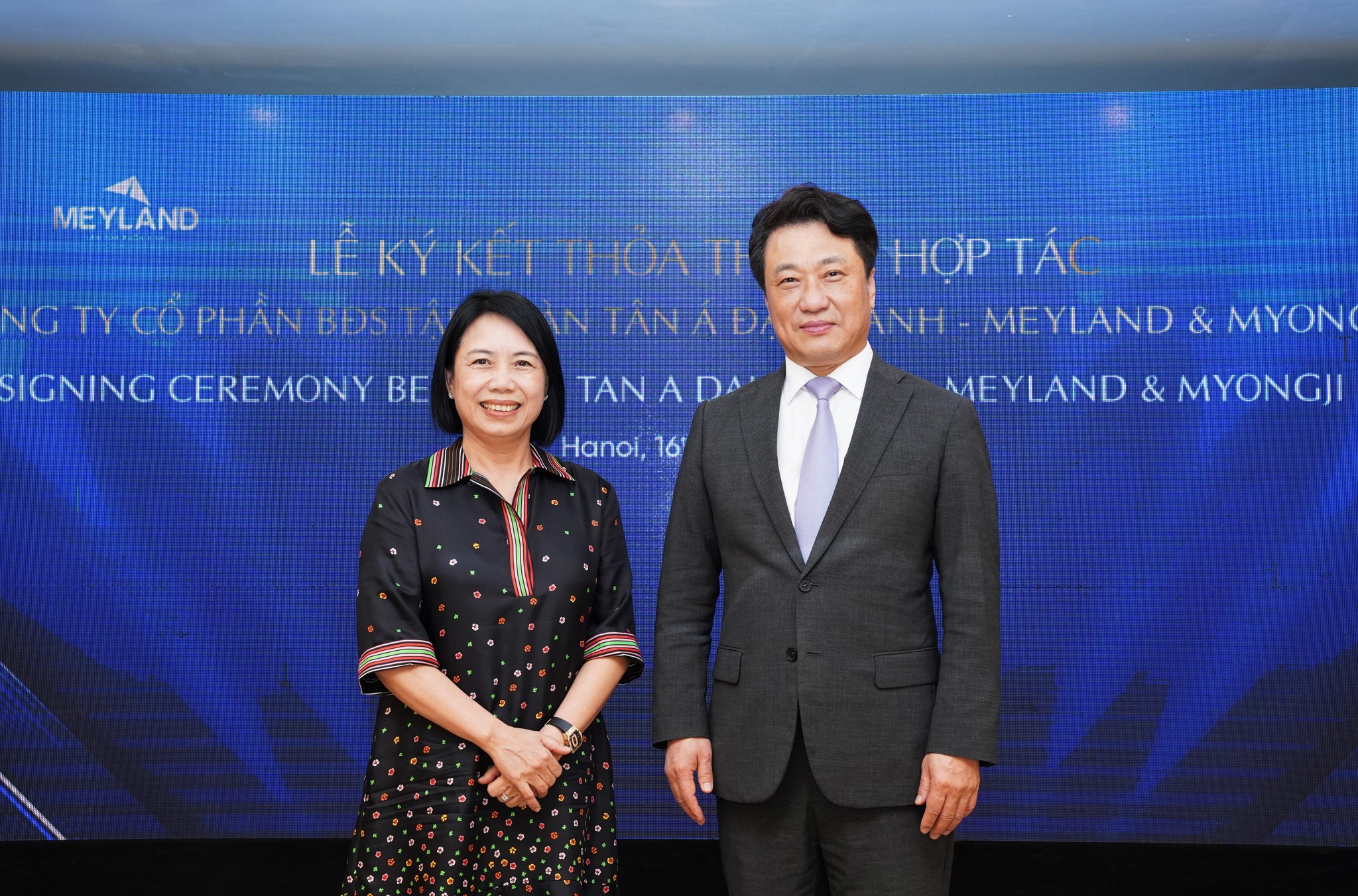 Tân Á Đại Thành – Meyland ký kết thỏa thuận hợp tác chiến lược với Bệnh viện Myongji Hàn Quốc