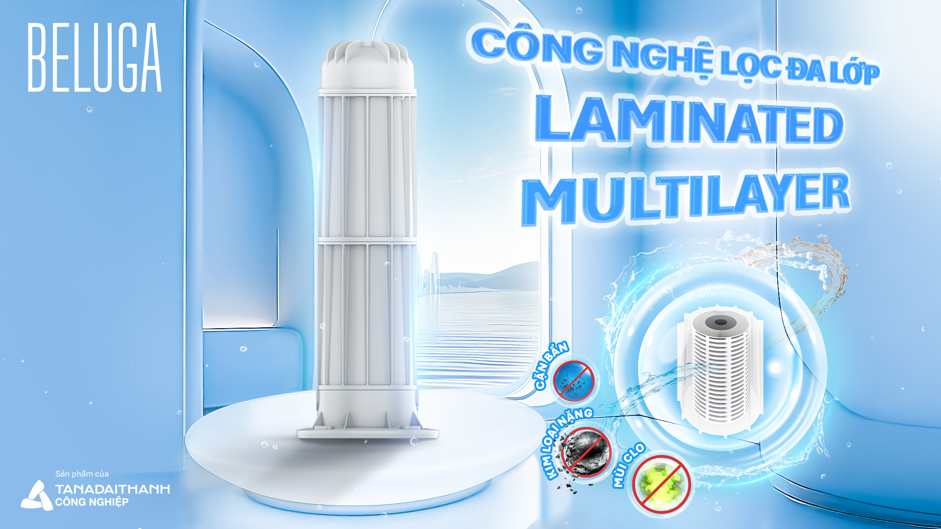 Bộ lọc đầu nguồn Beluga – Lớp bảo vệ cho tổ ấm gia đình