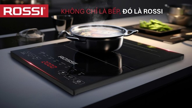 Bếp từ đơn mâm từ bằng đồng ROSSI bước tiến mới cho công nghệ ninh hầm