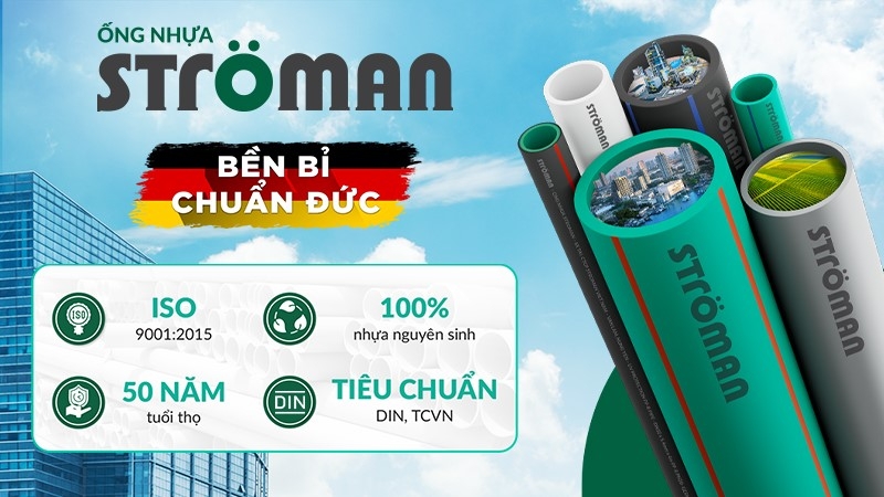 Tiêu chuẩn chất lượng Đức – Bảo chứng bền bỉ của ống nhựa Ströman