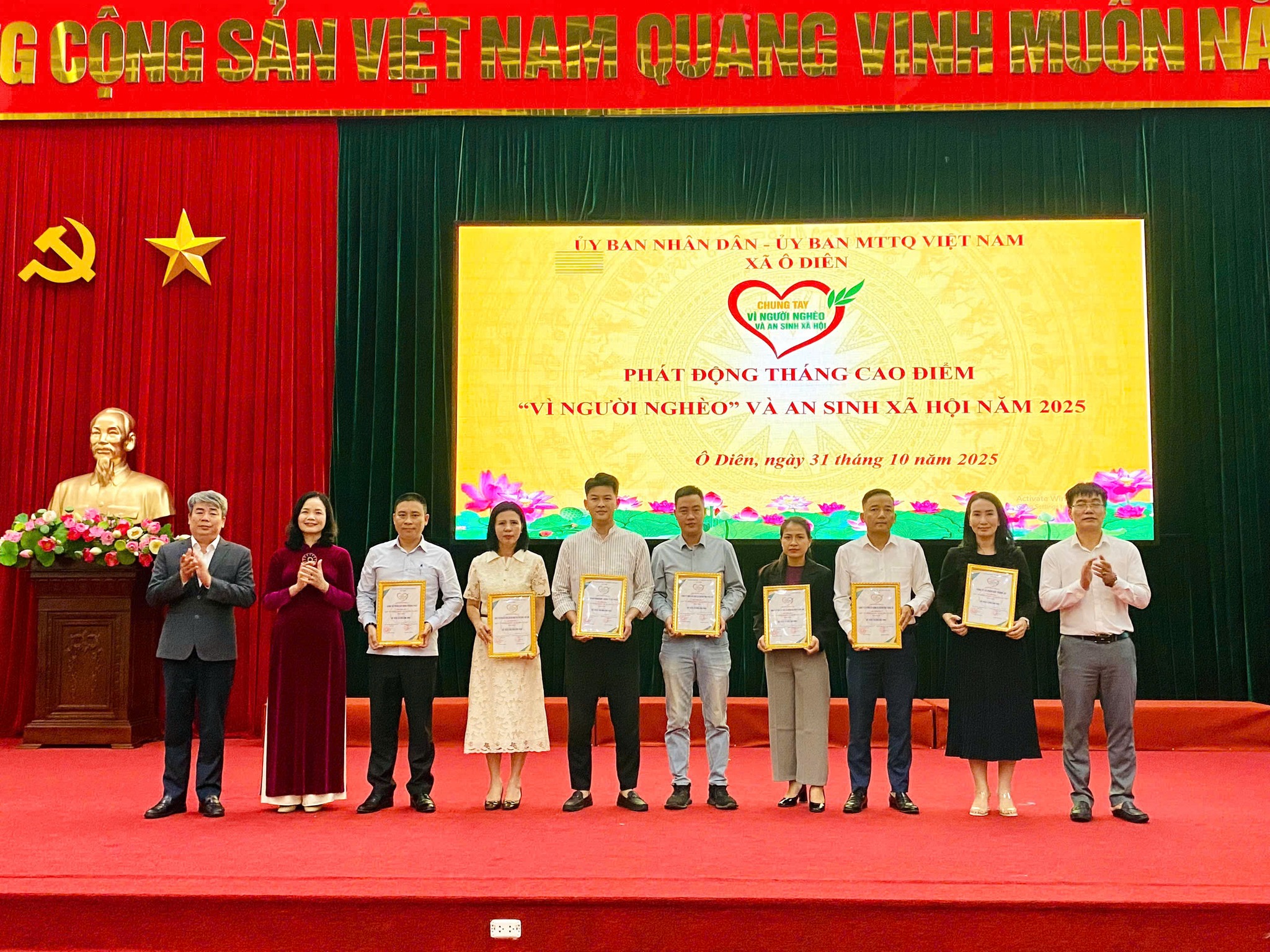 Tập đoàn Tân Á Đại Thành ủng hộ Quỹ “Vì người nghèo” xã Ô Diên 200 triệu đồng – Lan tỏa tinh thần sẻ chia vì cộng đồng