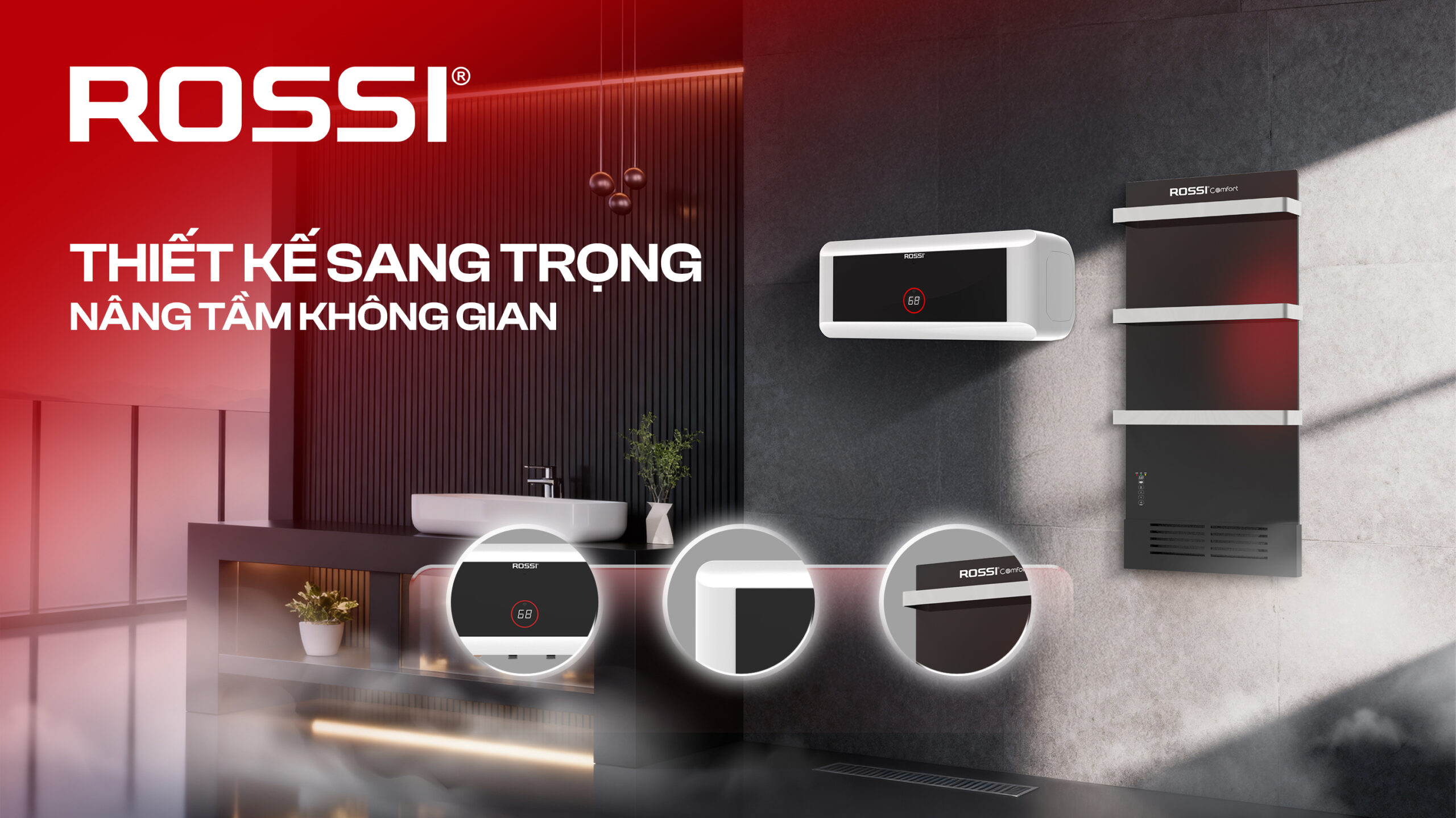 Rossi DuoComfort: nâng tầm tiện nghi phòng tắm với bộ giải pháp làm nóng thông minh
