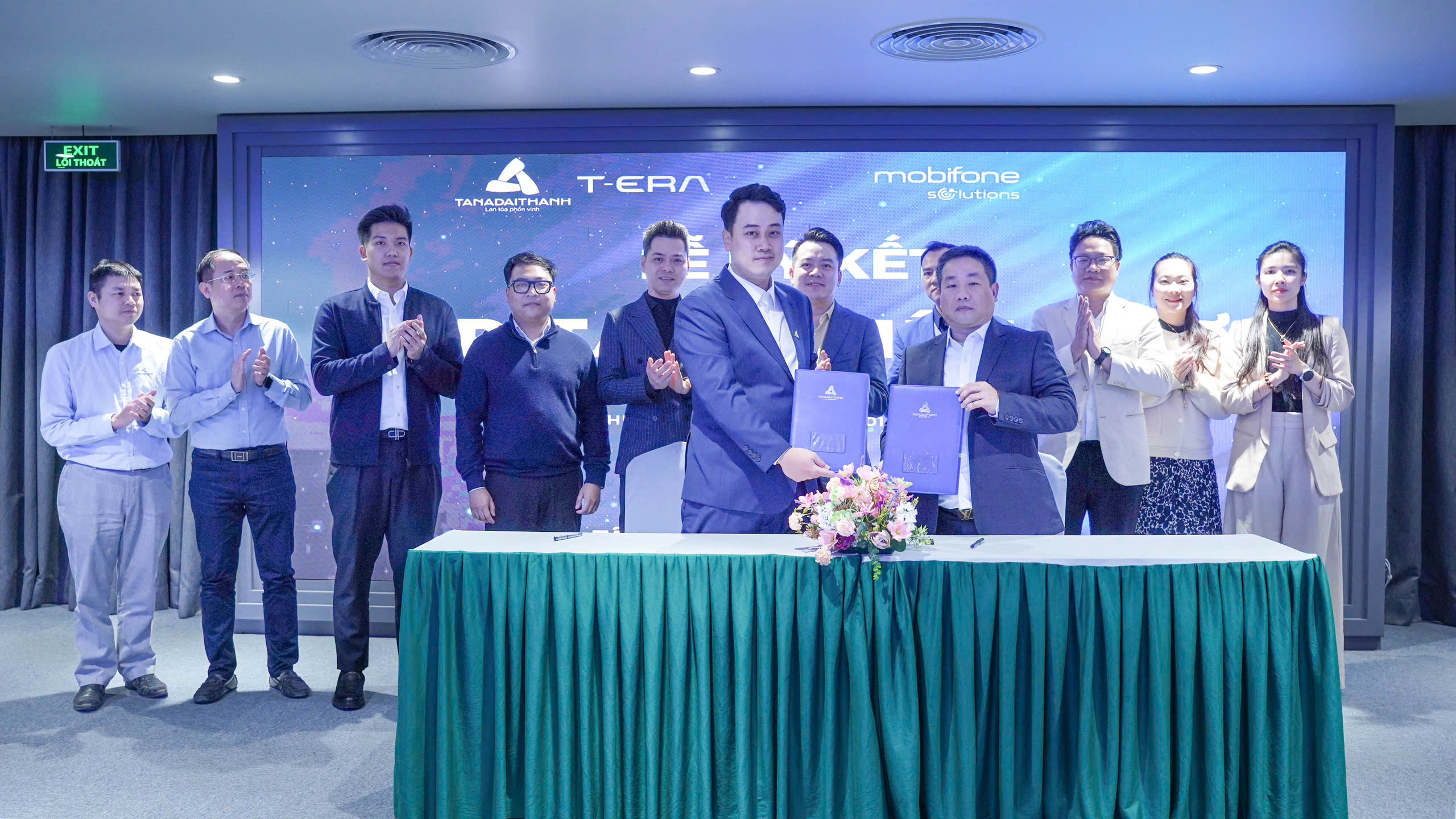 Lễ ký kết Hợp tác chiến lược Tân Á Đại Thành – Mobifone Solutions: Hiện thực hóa chiến lược công nghệ cao và mục tiêu chuyển đổi số