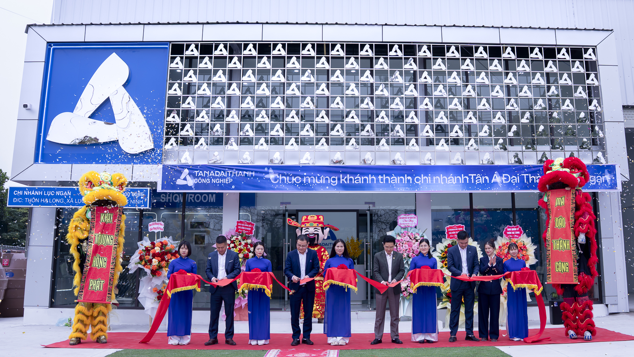 TẬP ĐOÀN TÂN Á ĐẠI THÀNH KHÁNH THÀNH DIỆN MẠO MỚI CHI NHÁNH LỤC NGẠN – CỦNG CỐ TẦM VÓC VỮNG BỀN