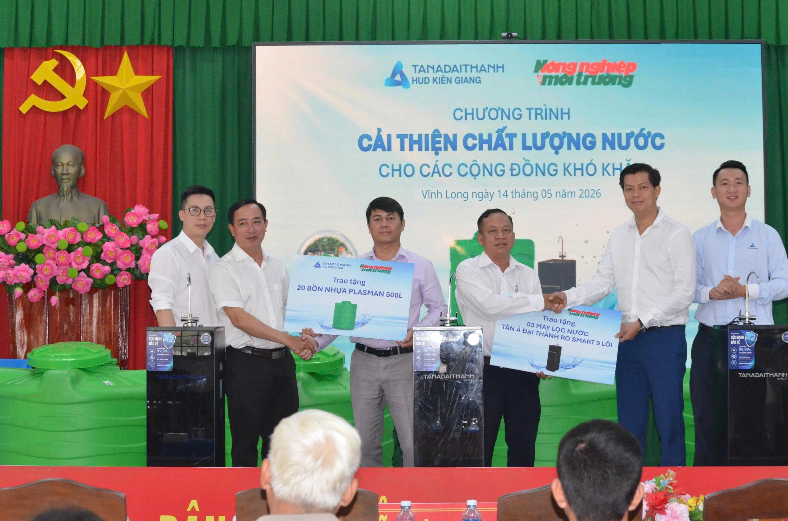 Tân Á Đại Thành chung tay mang nguồn nước sạch đến Đồng bằng sông Cửu Long
