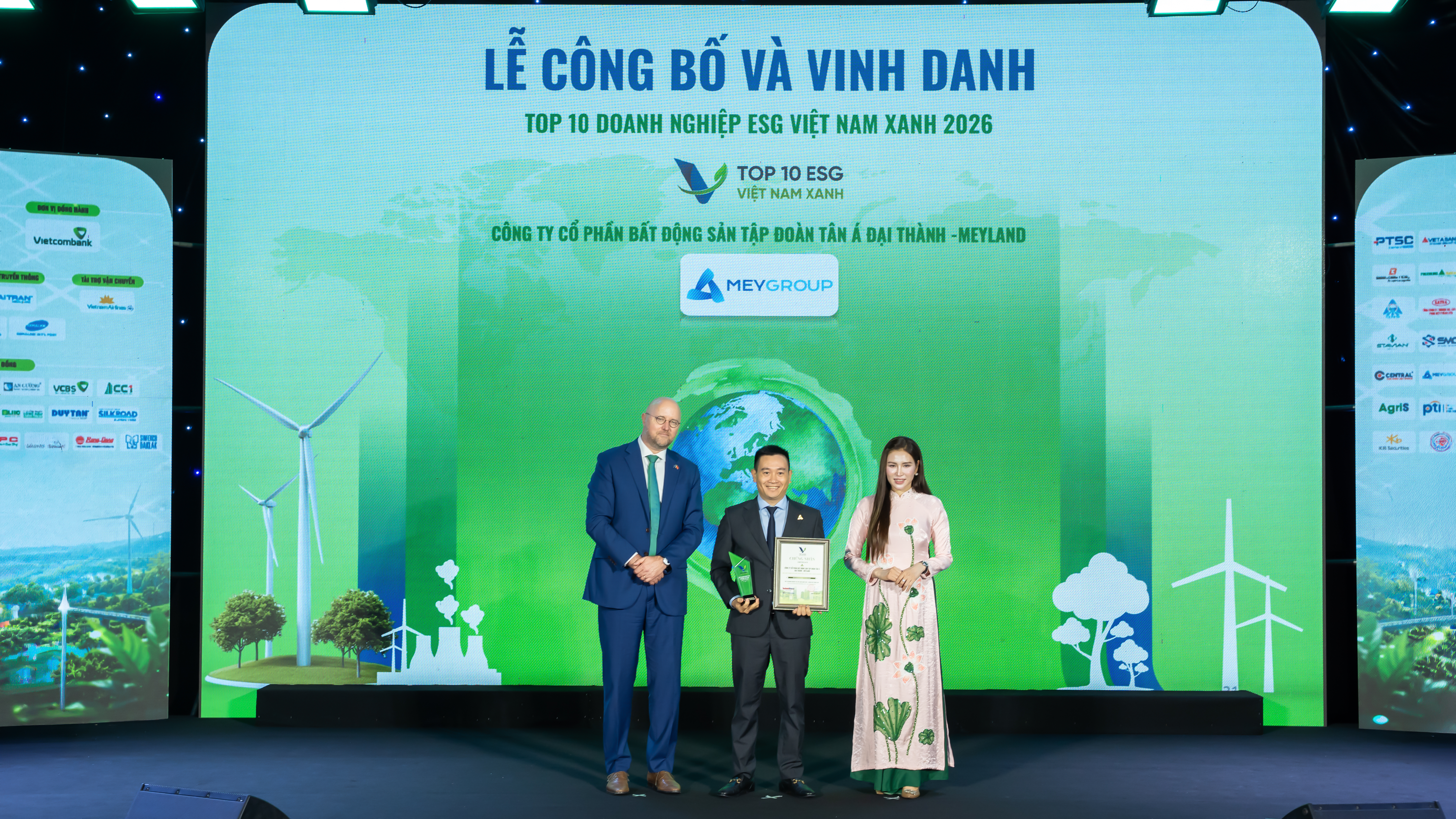Meygroup được vinh danh Top 10 Doanh nghiệp ESG Việt Nam Xanh 2026
